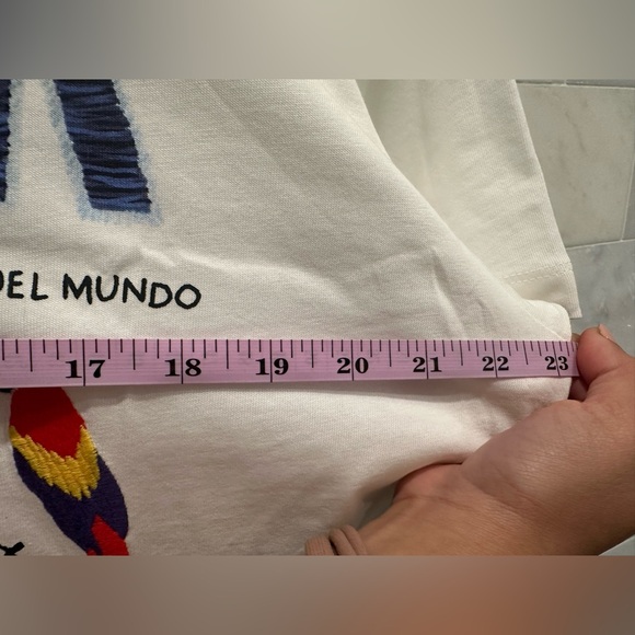 FARM Rio White Tee America Latina Off White Relaxed. - Picture 7 of 7